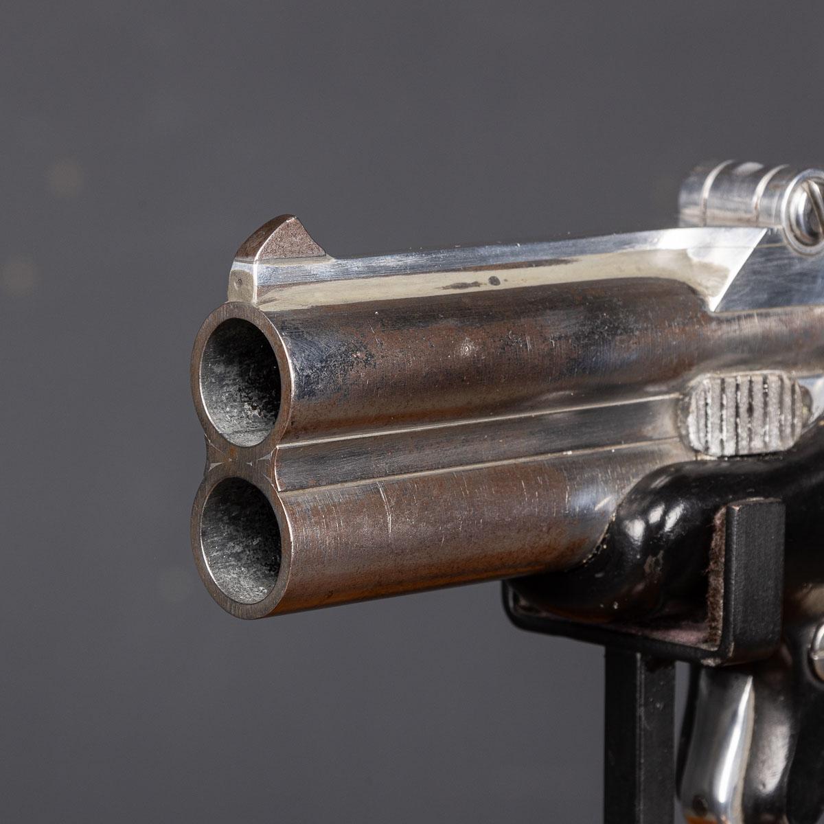 Large Model Of A 95 Double Deringer Handgun For Sale 2
