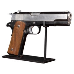 Vintage Large Model Of A M1911 Colt Government Handgun