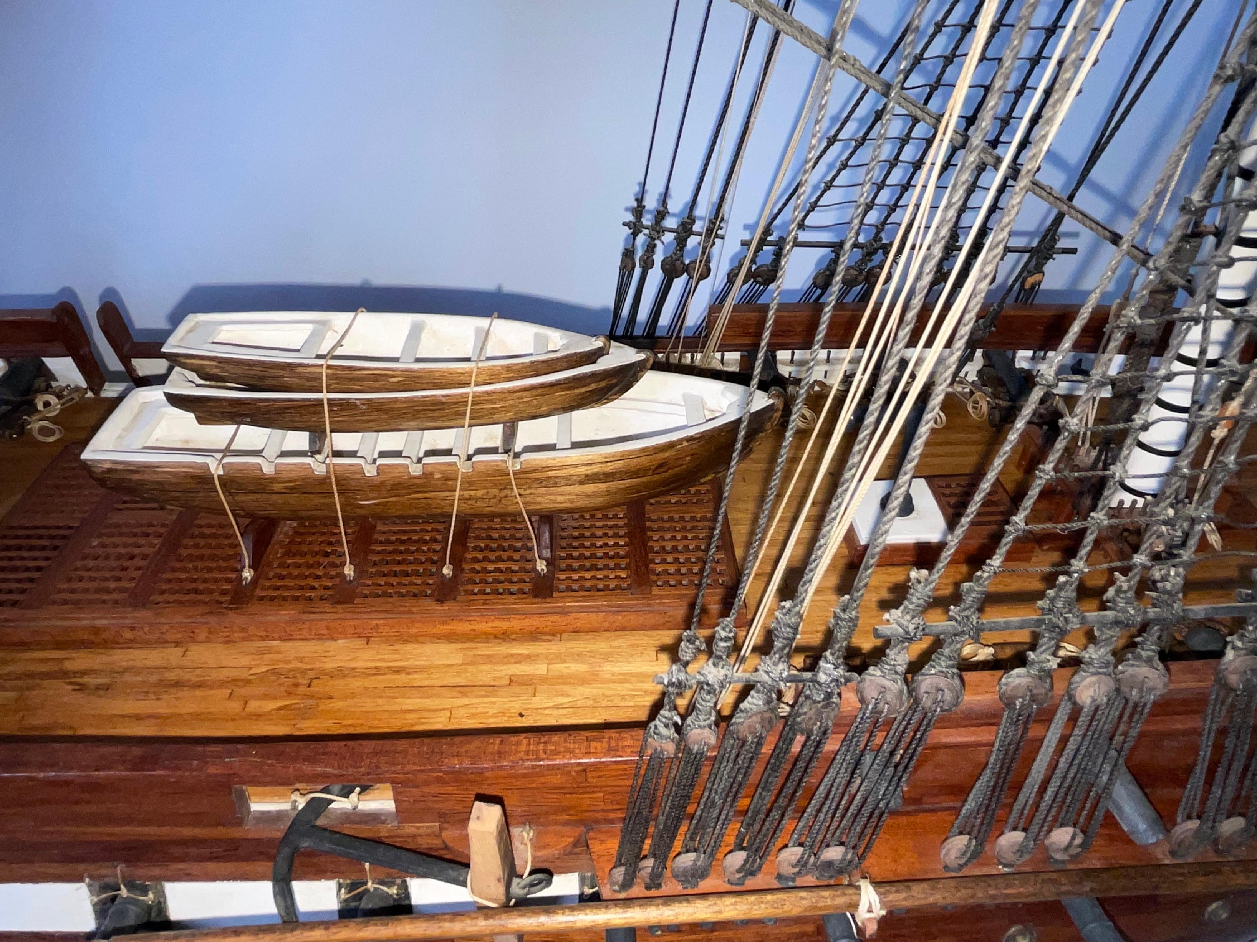 Large Model of the USS Constitution For Sale 5