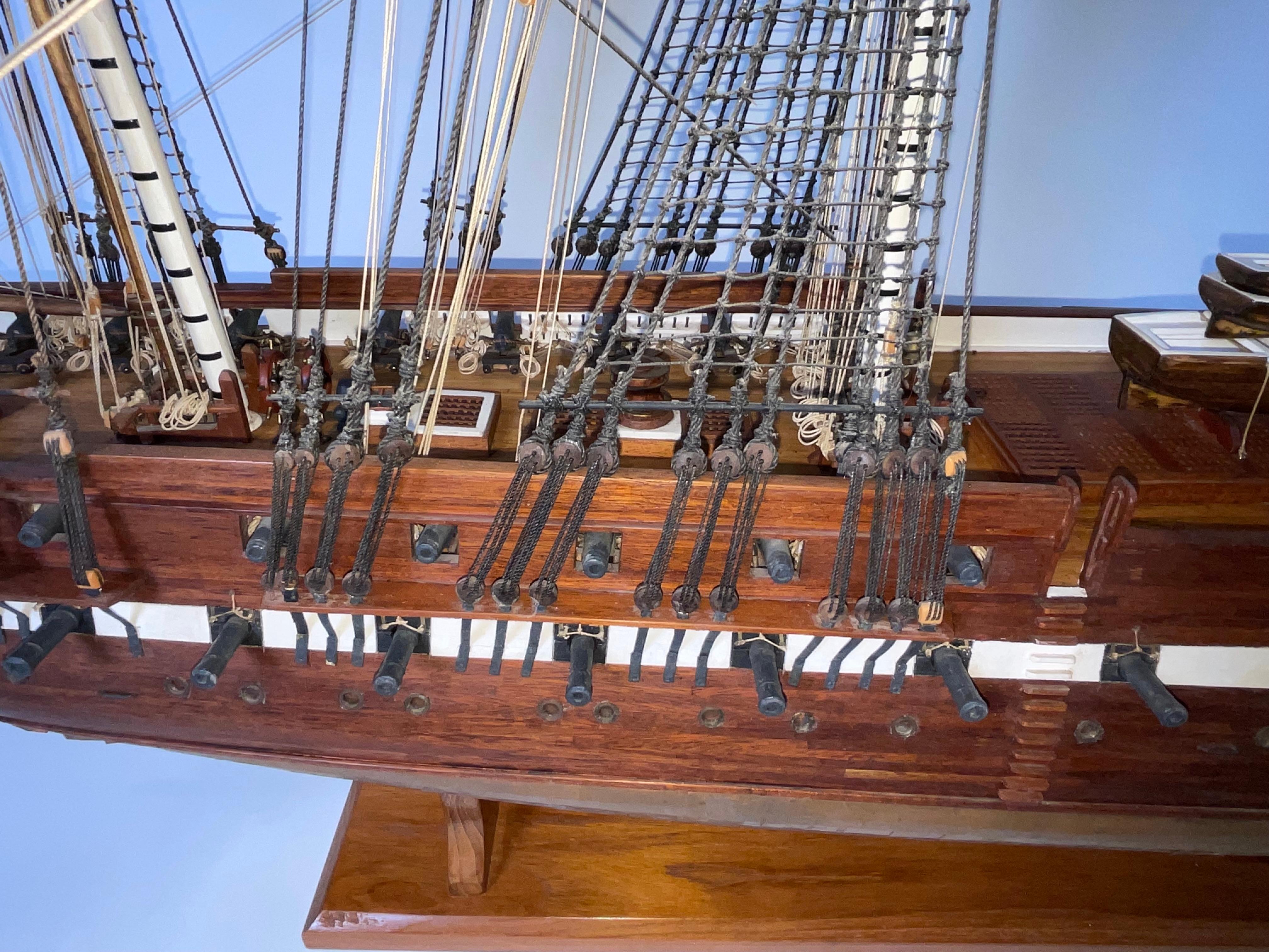 Large Model of the USS Constitution For Sale 7
