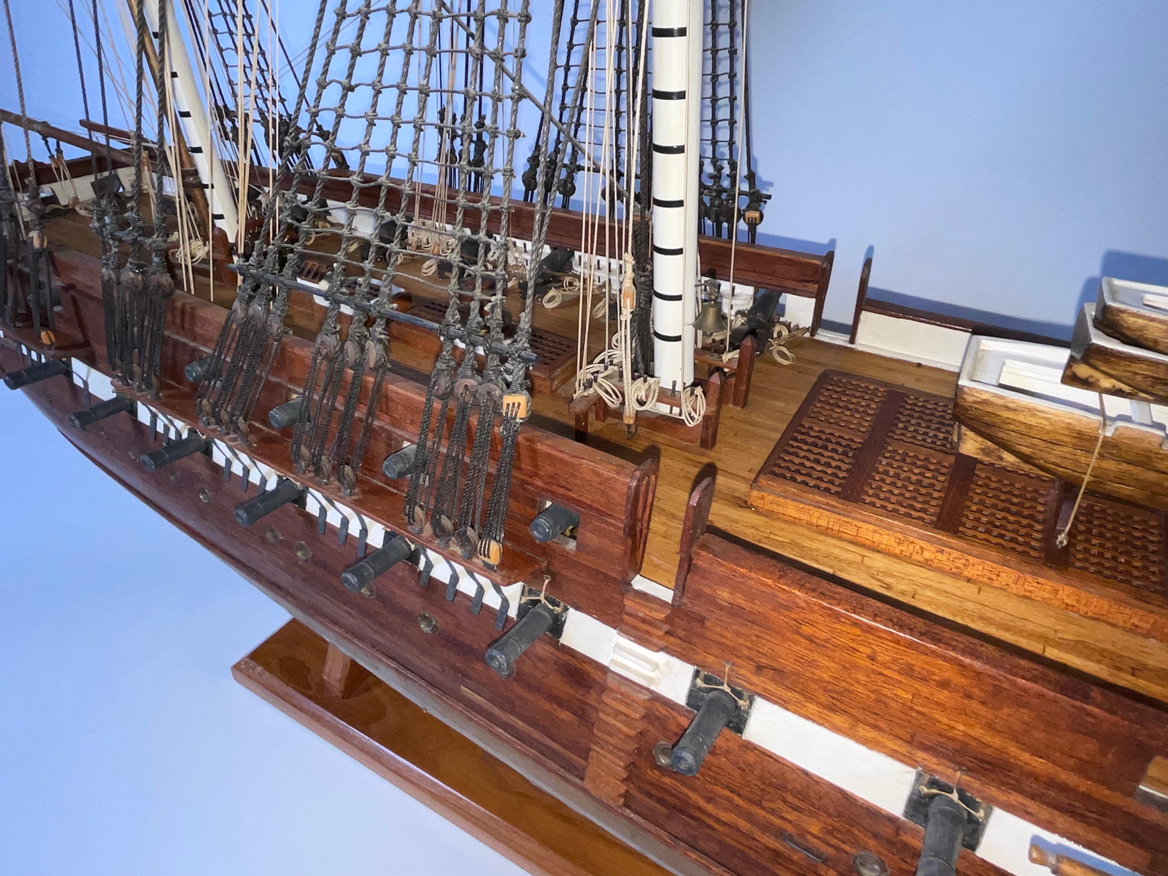 Large Model of the USS Constitution For Sale 8