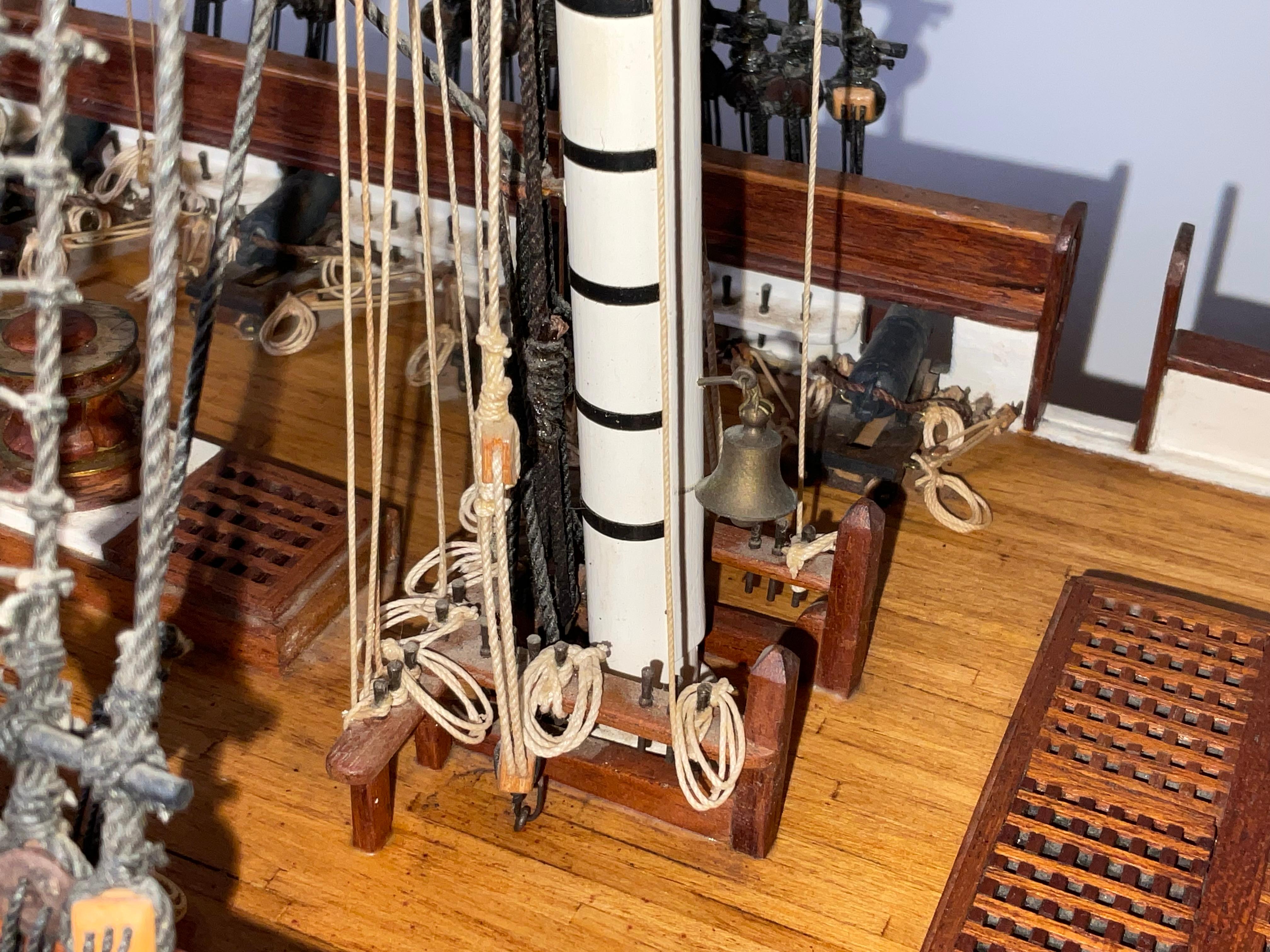 Large Model of the USS Constitution For Sale 9