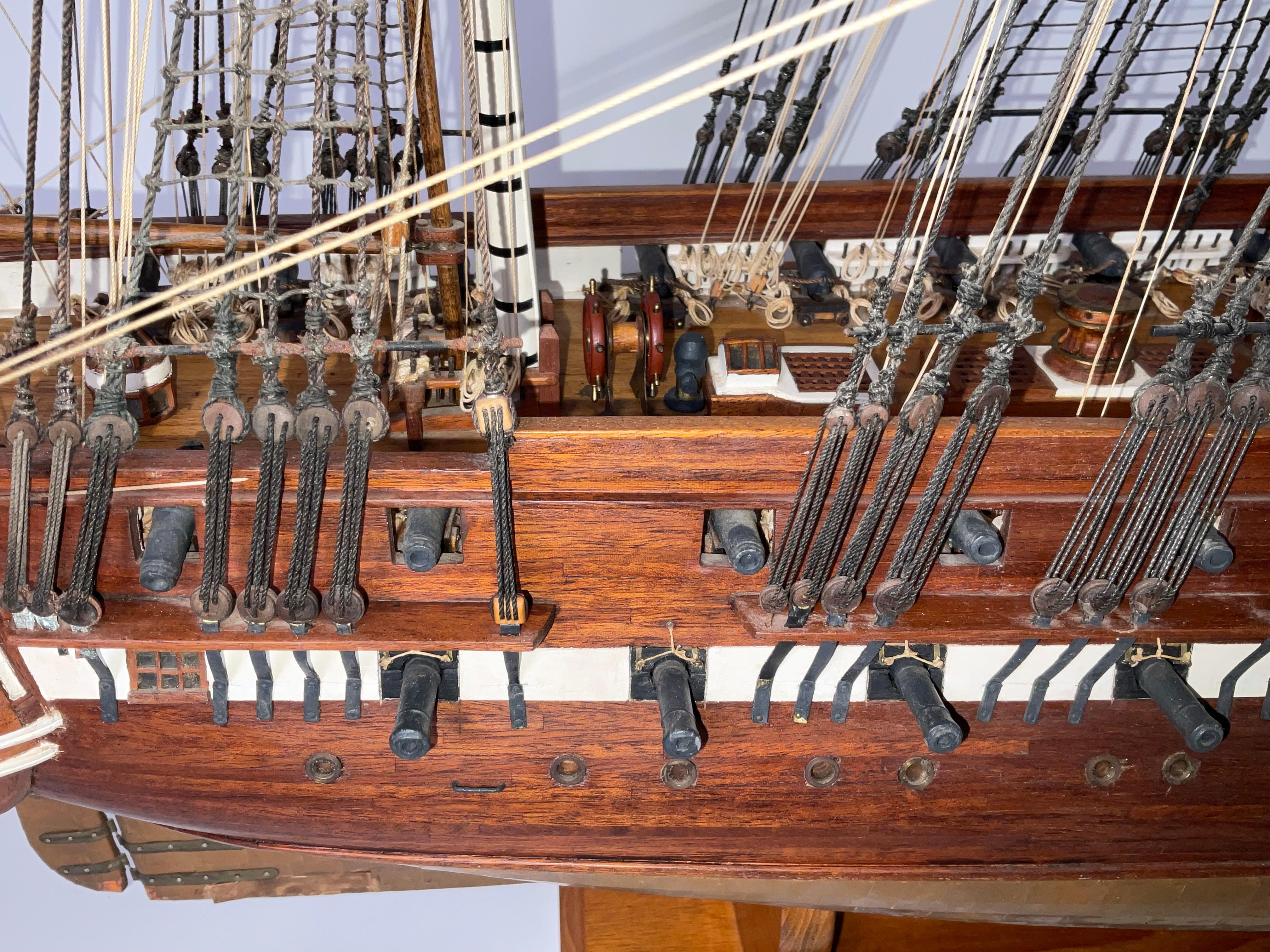 Large Model of the USS Constitution For Sale 10