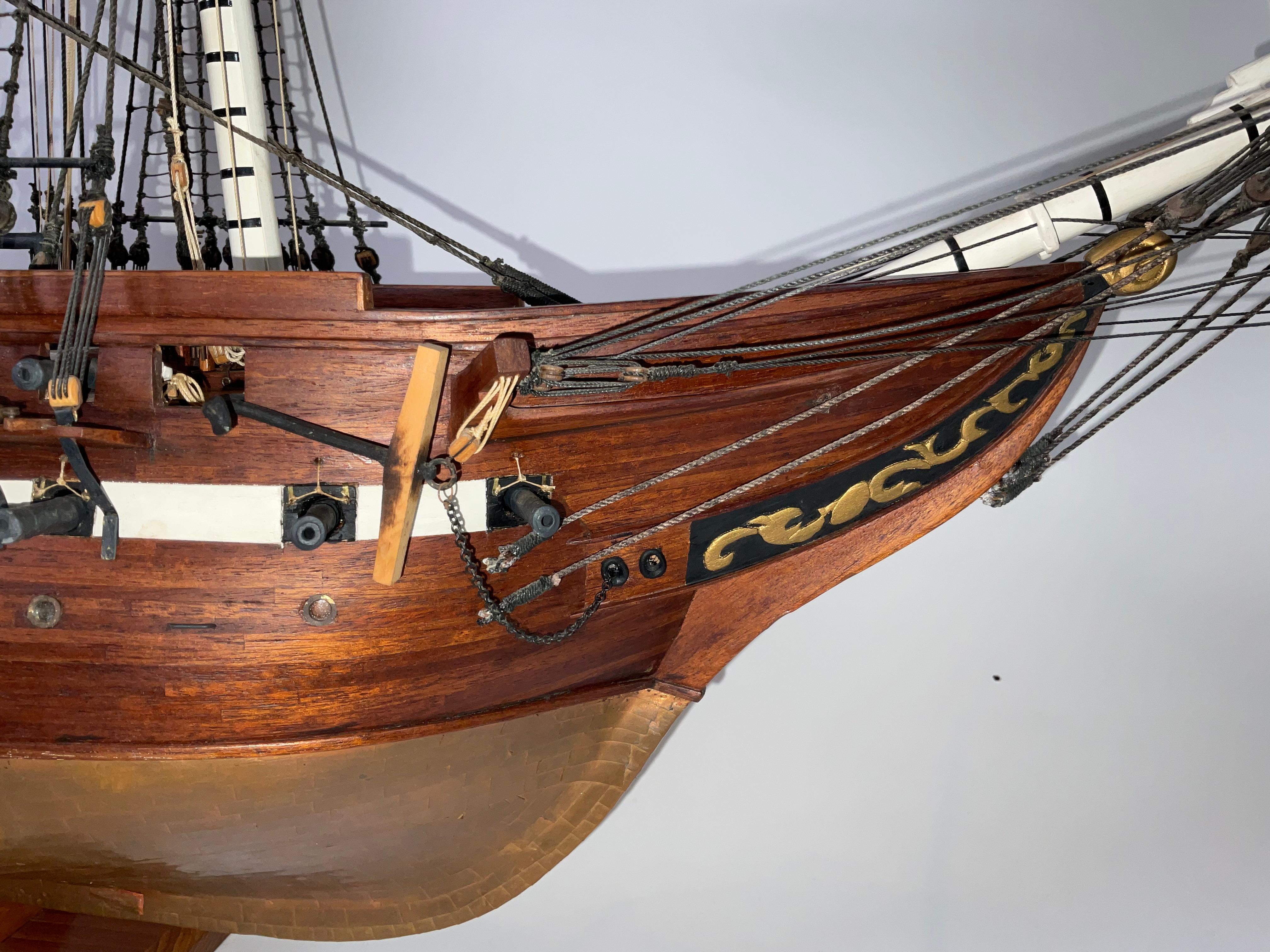 Large Model of the USS Constitution For Sale 1
