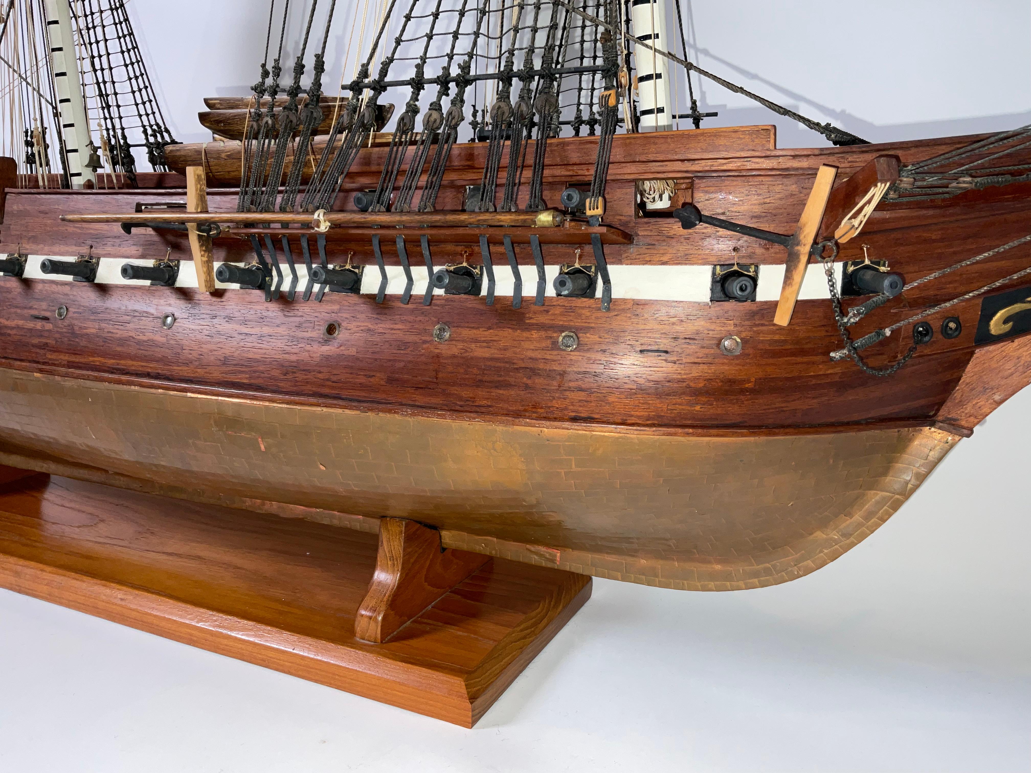 Large Model of the USS Constitution For Sale 2
