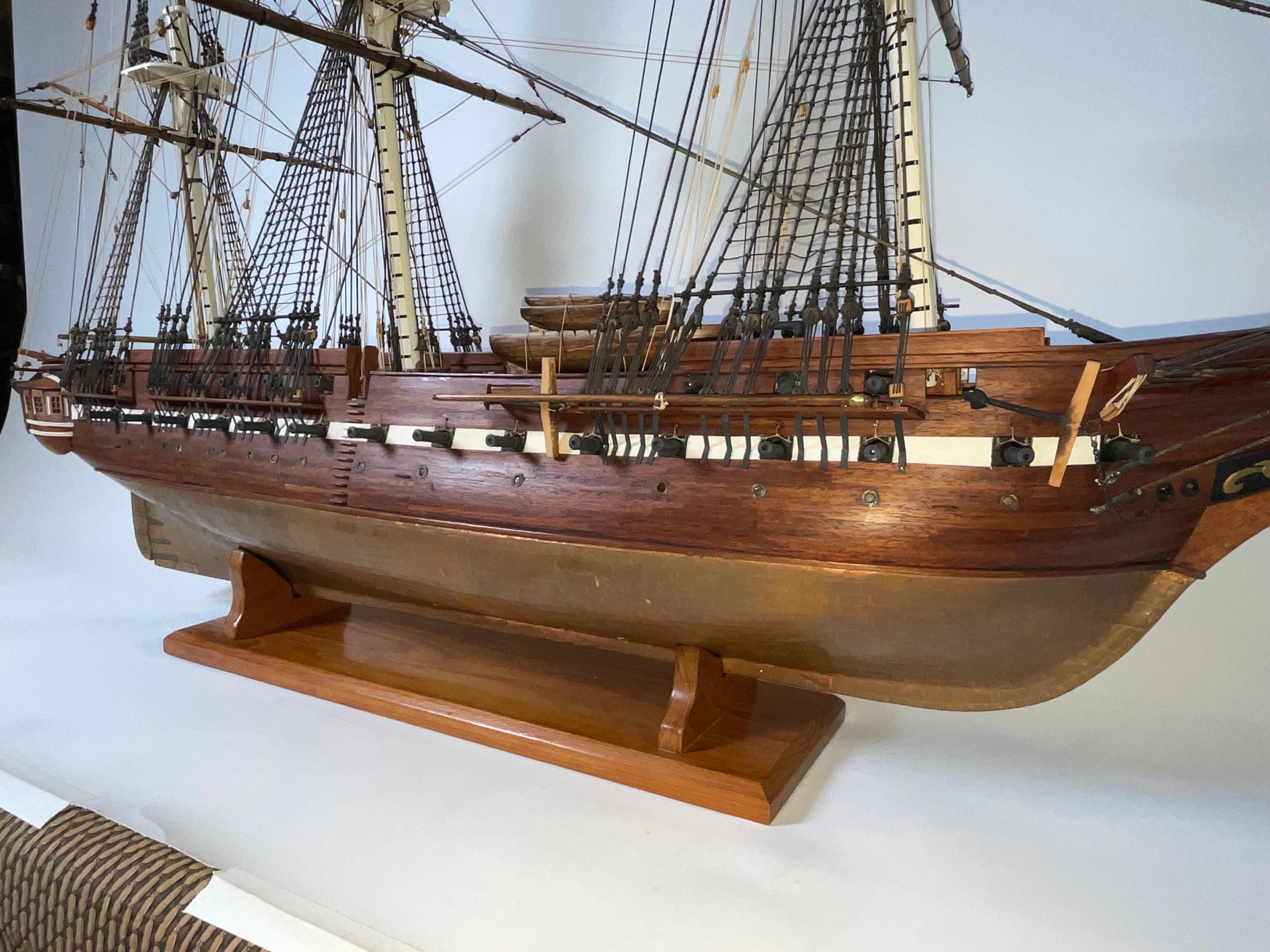 Large Model of the USS Constitution For Sale 3