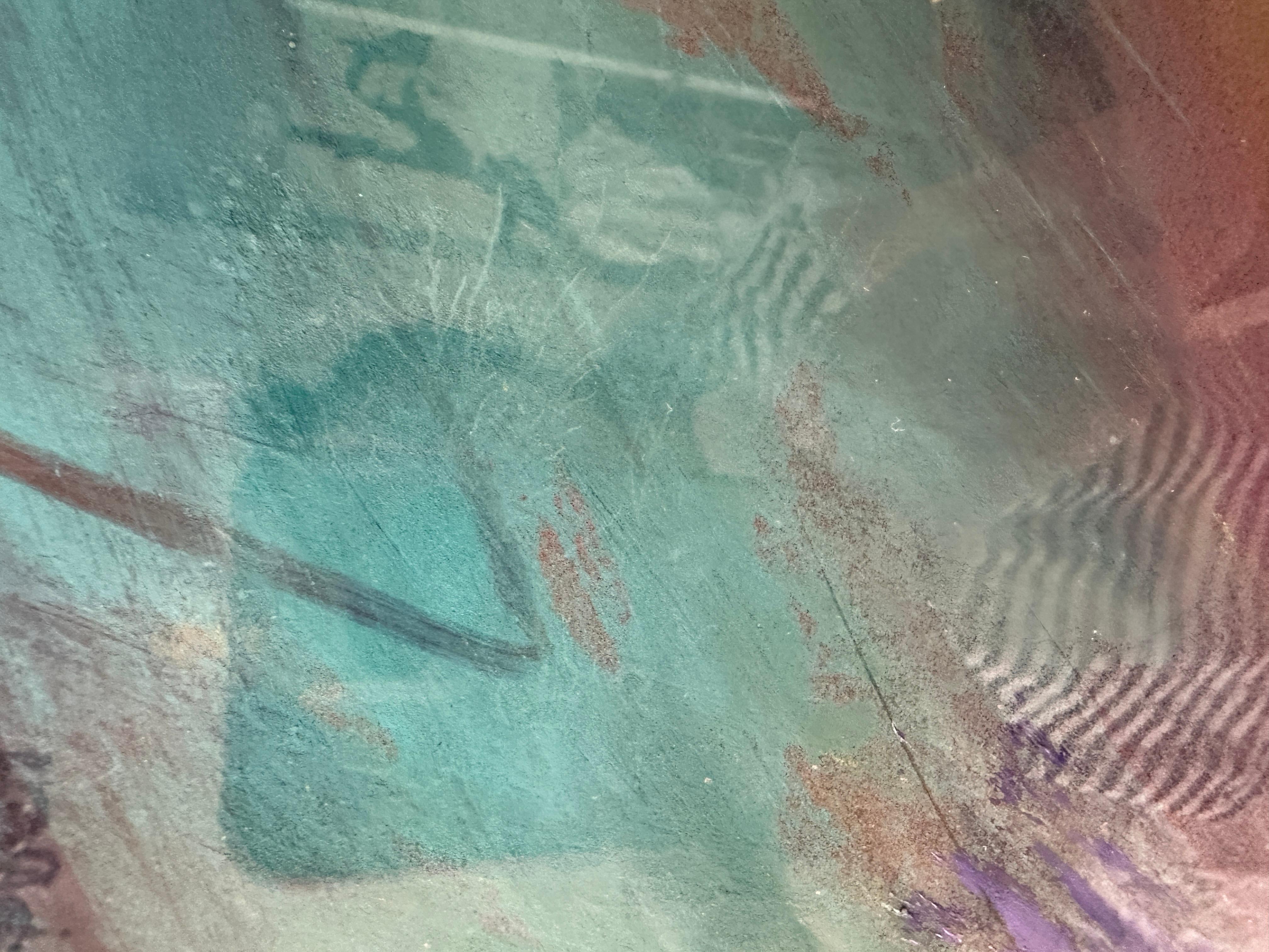 Gran Cuadro de Arte Abstracto Moderno Firmado Original Mark Dickson en Bueno estado para la venta en New York City, NY