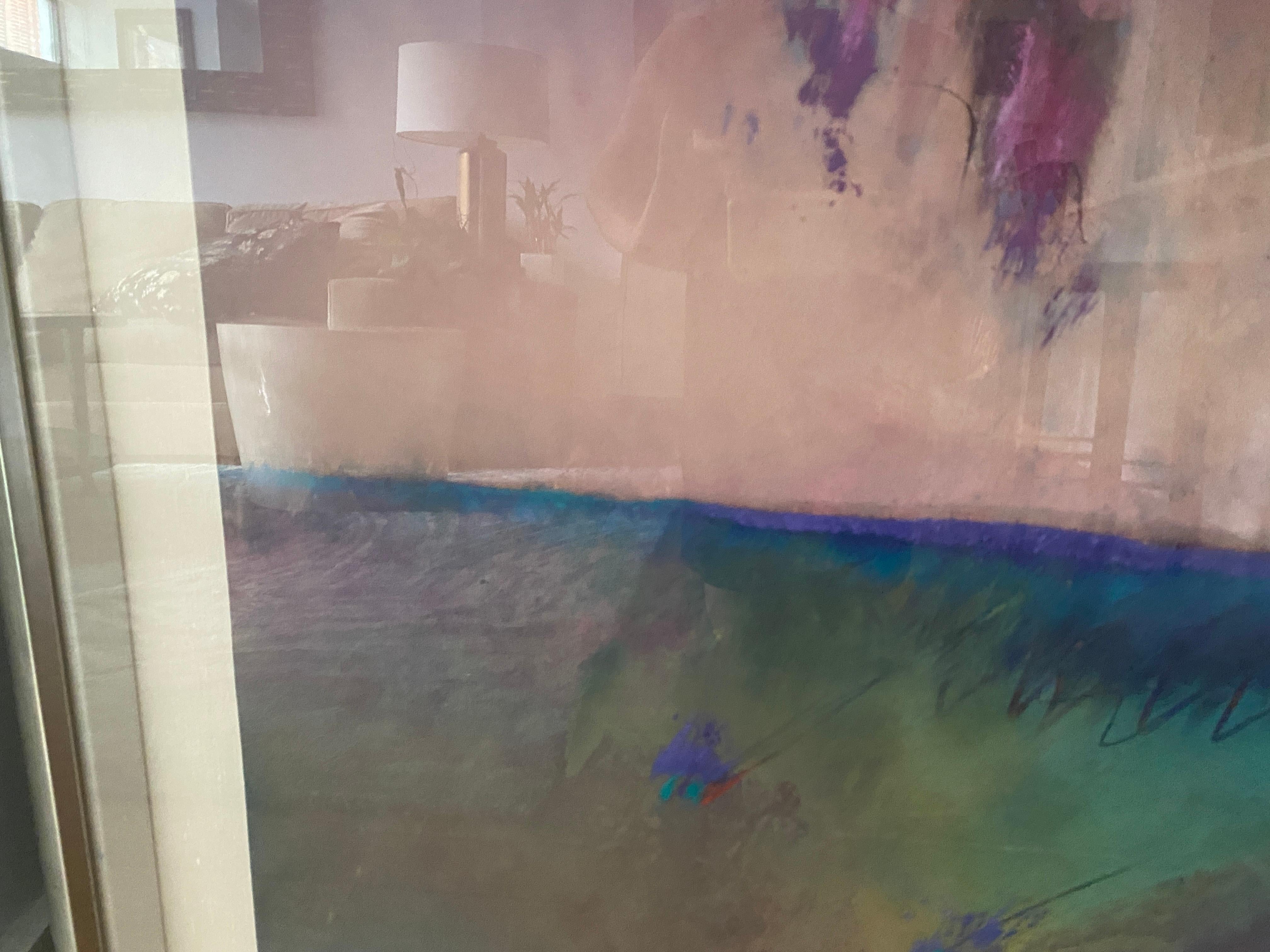 Gran Cuadro de Arte Abstracto Moderno Firmado Original Mark Dickson en venta 3