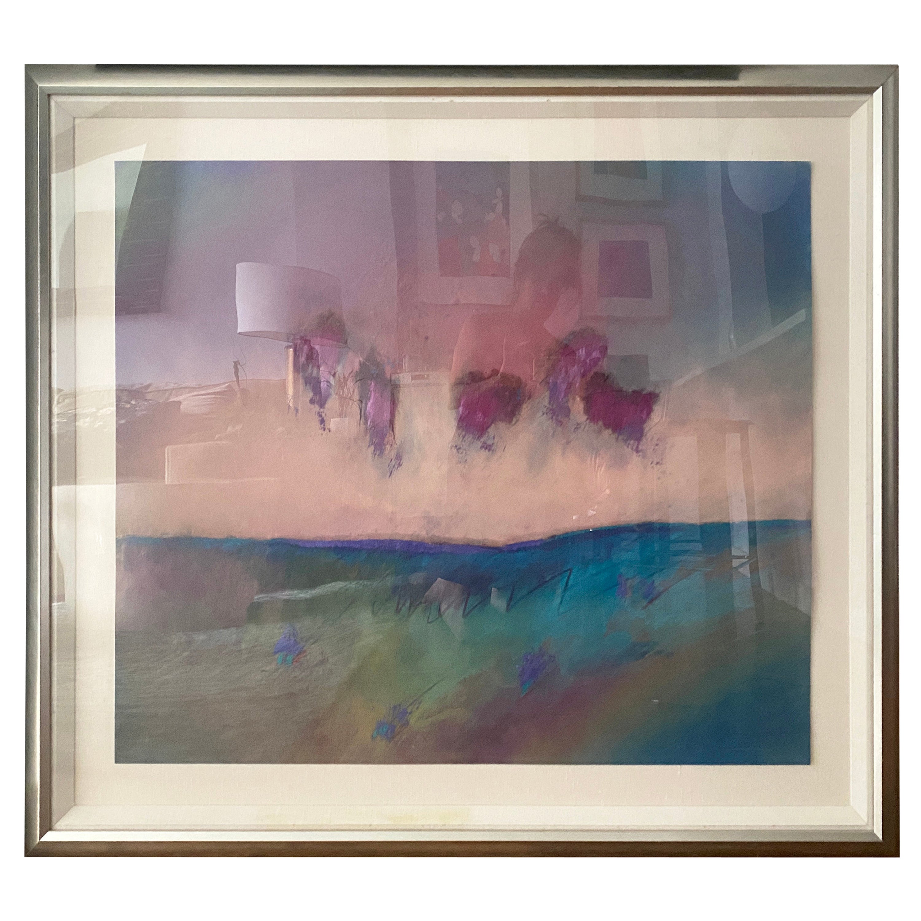 Large Modern Abstract Art Painting Signed Original Mark Dickson