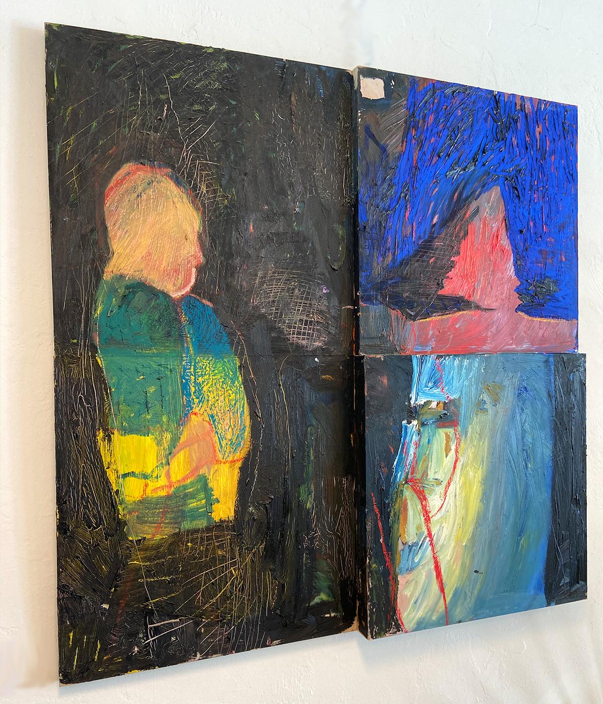 Großes modernes abstraktes Gemälde von Francie Bishop Good, 1990er Jahre (Moderne) im Angebot