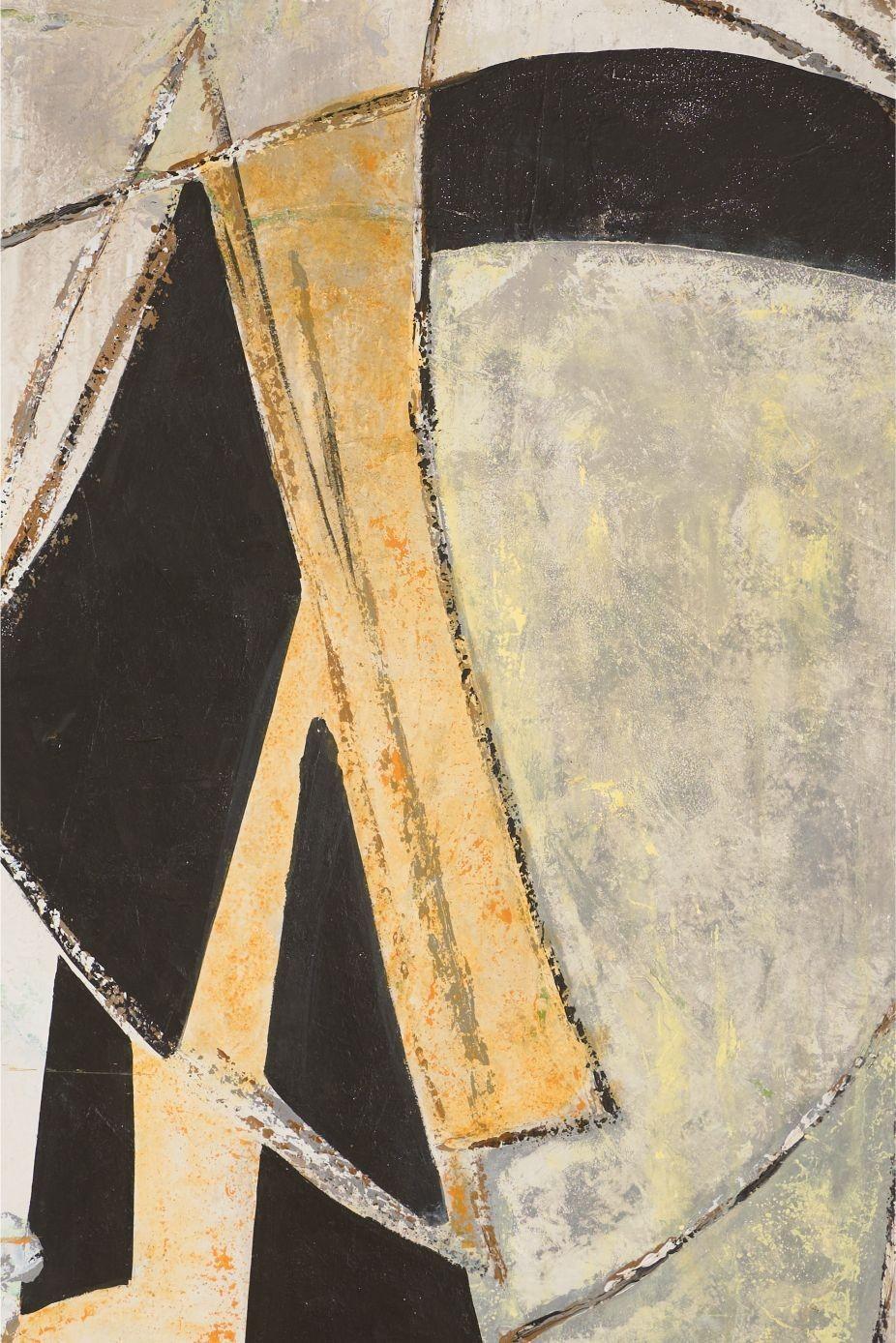 Acrylic Large modern abstract painting on board by Sylvia Ortega - 001 For Sale