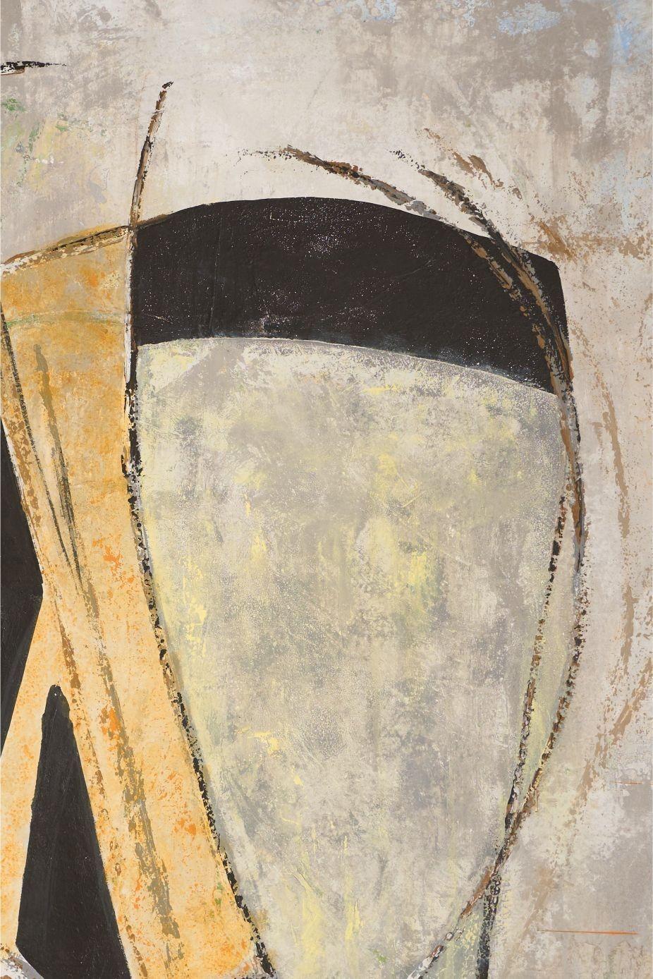 Large modern abstract painting on board by Sylvia Ortega - 001 For Sale 2