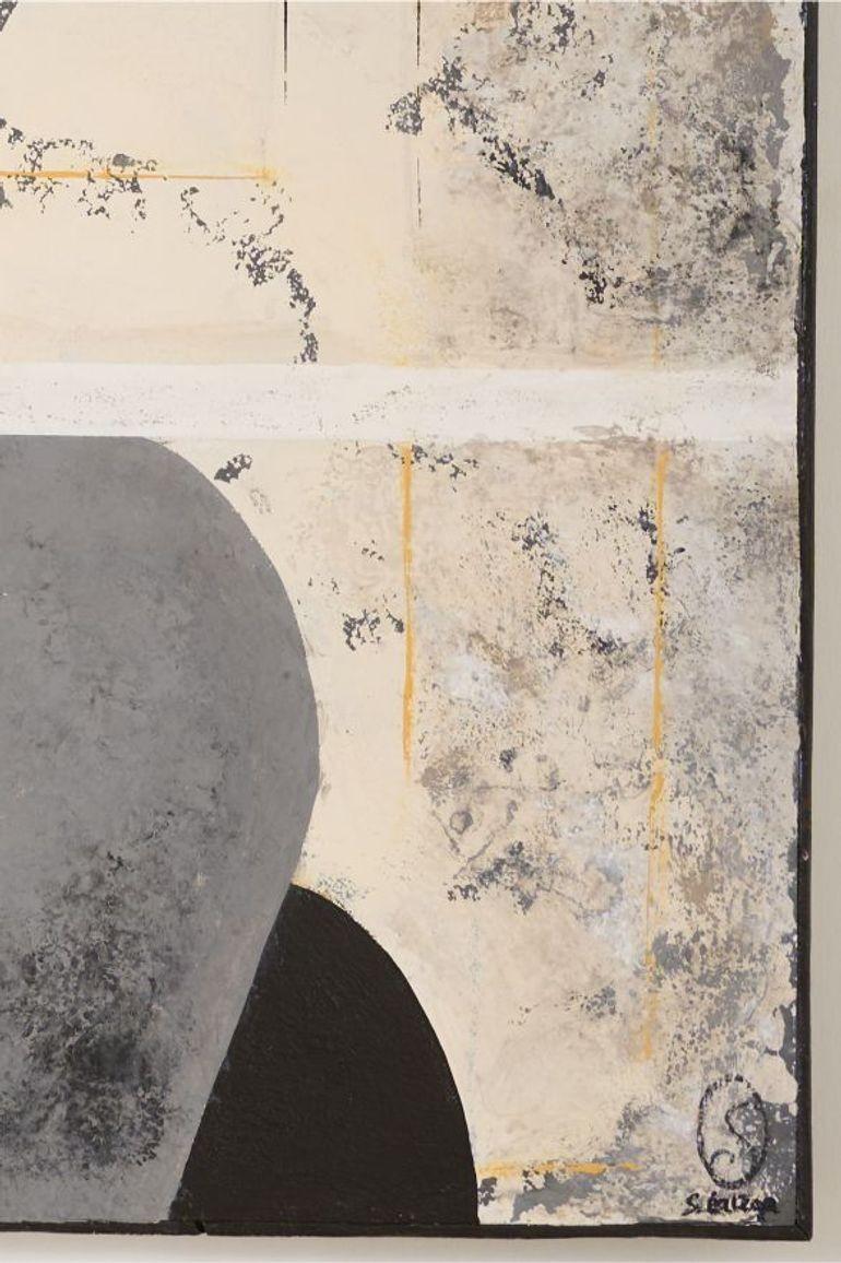 Großes modernes abstraktes Gemälde auf Karton von Sylvia Ortega - 003 im Angebot 3