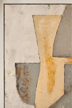Large modern abstract painting on board by Sylvia Ortega - 005