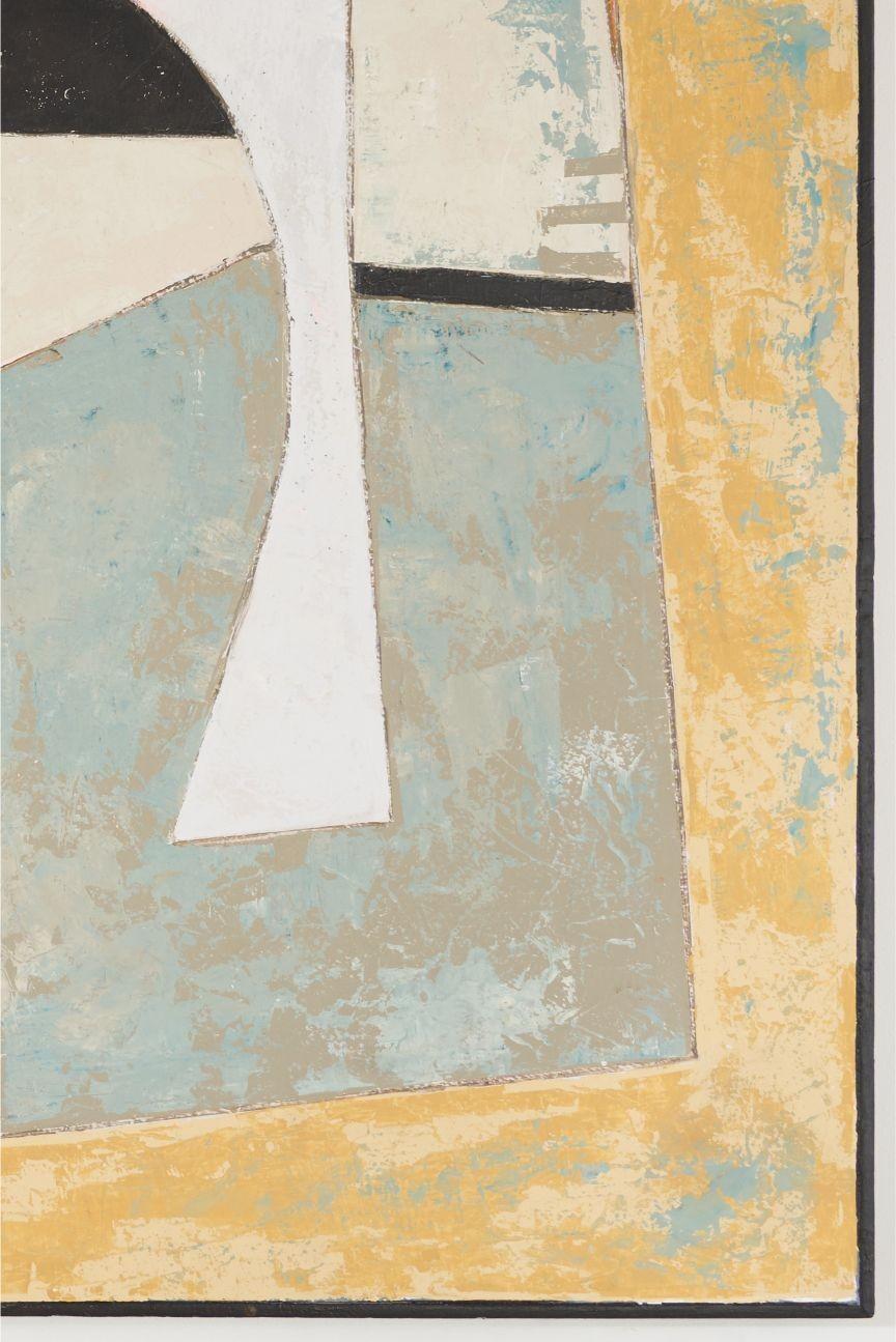 Grande peinture abstraite moderne sur panneau de Sylvia Ortega Excellent état - En vente à Malton, GB