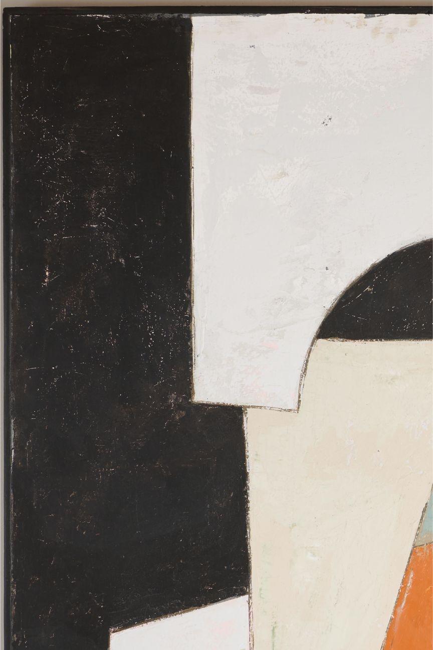 XXIe siècle et contemporain Grande peinture abstraite moderne sur panneau de Sylvia Ortega en vente
