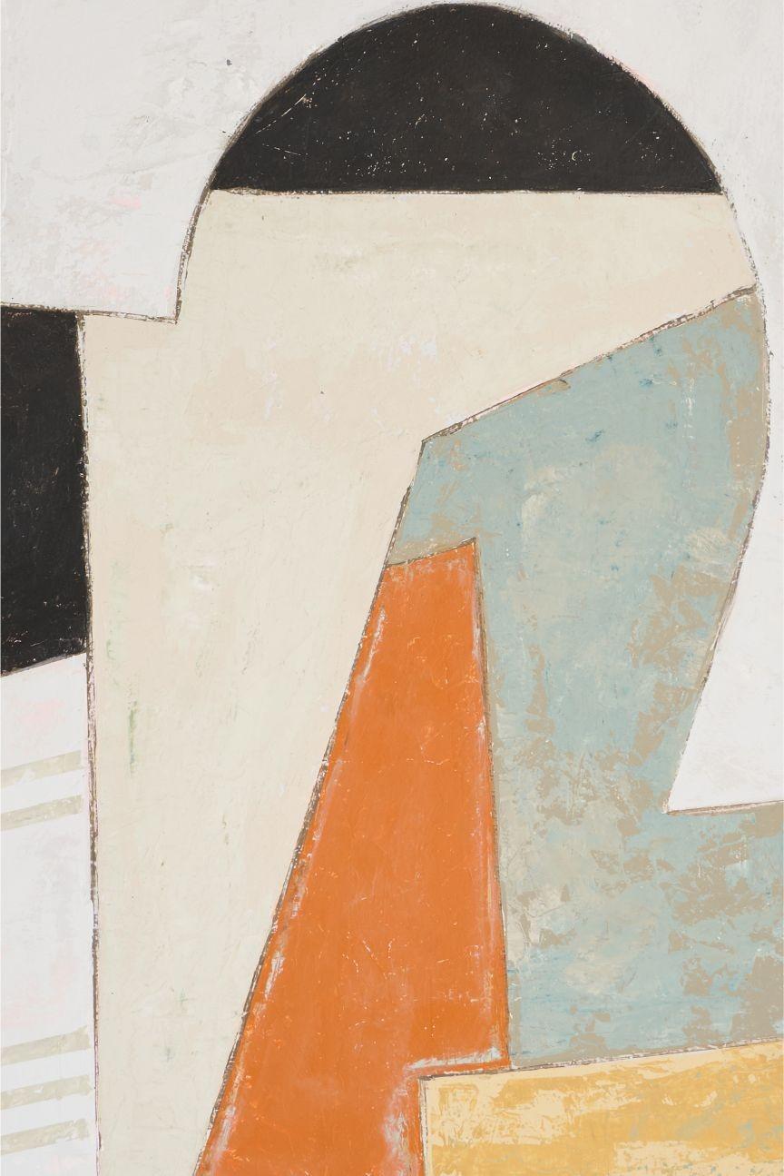 Acrylique Grande peinture abstraite moderne sur panneau de Sylvia Ortega en vente