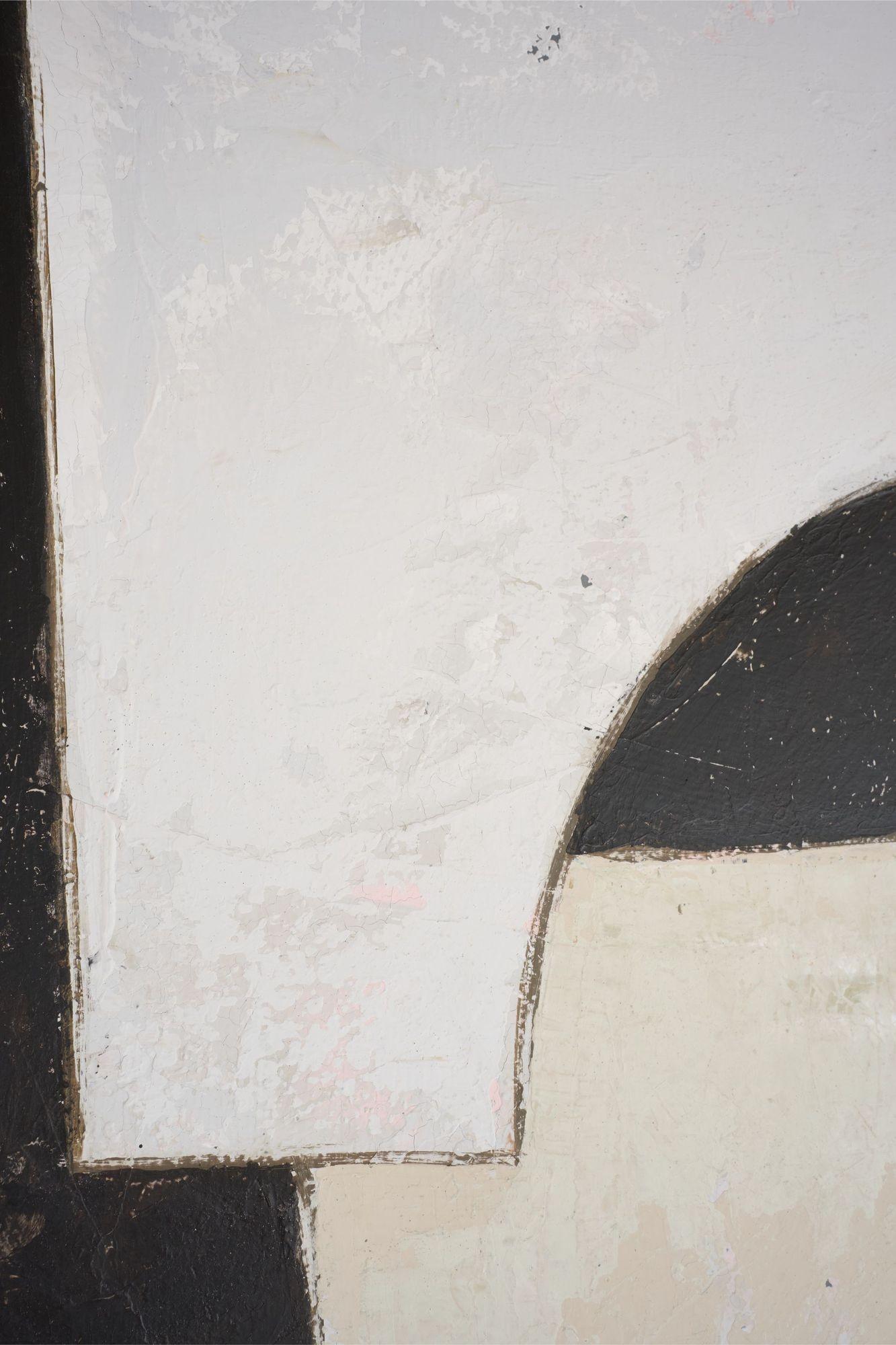 Grande peinture abstraite moderne sur panneau de Sylvia Ortega en vente 2