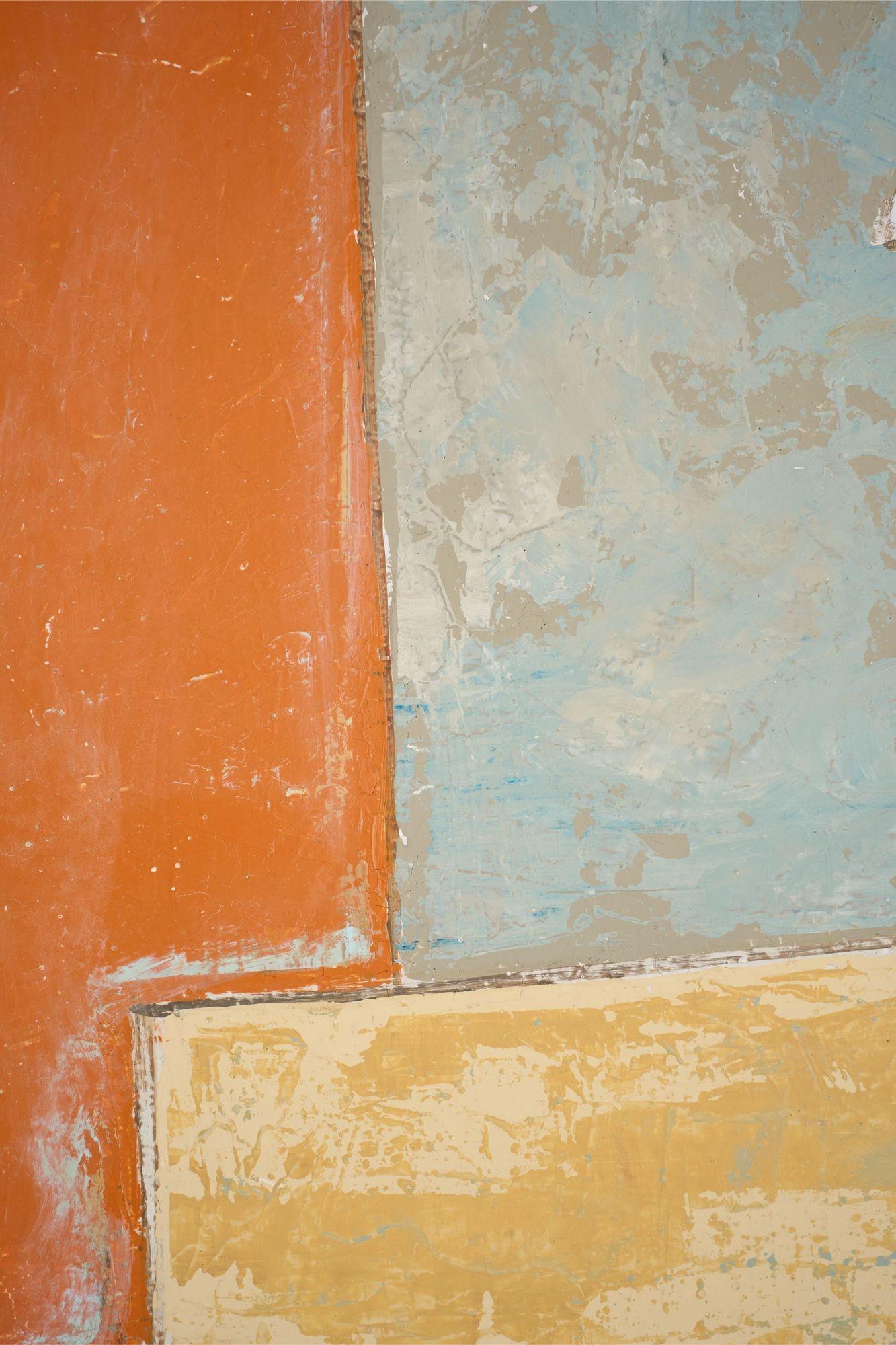 Grande peinture abstraite moderne sur panneau de Sylvia Ortega en vente 4