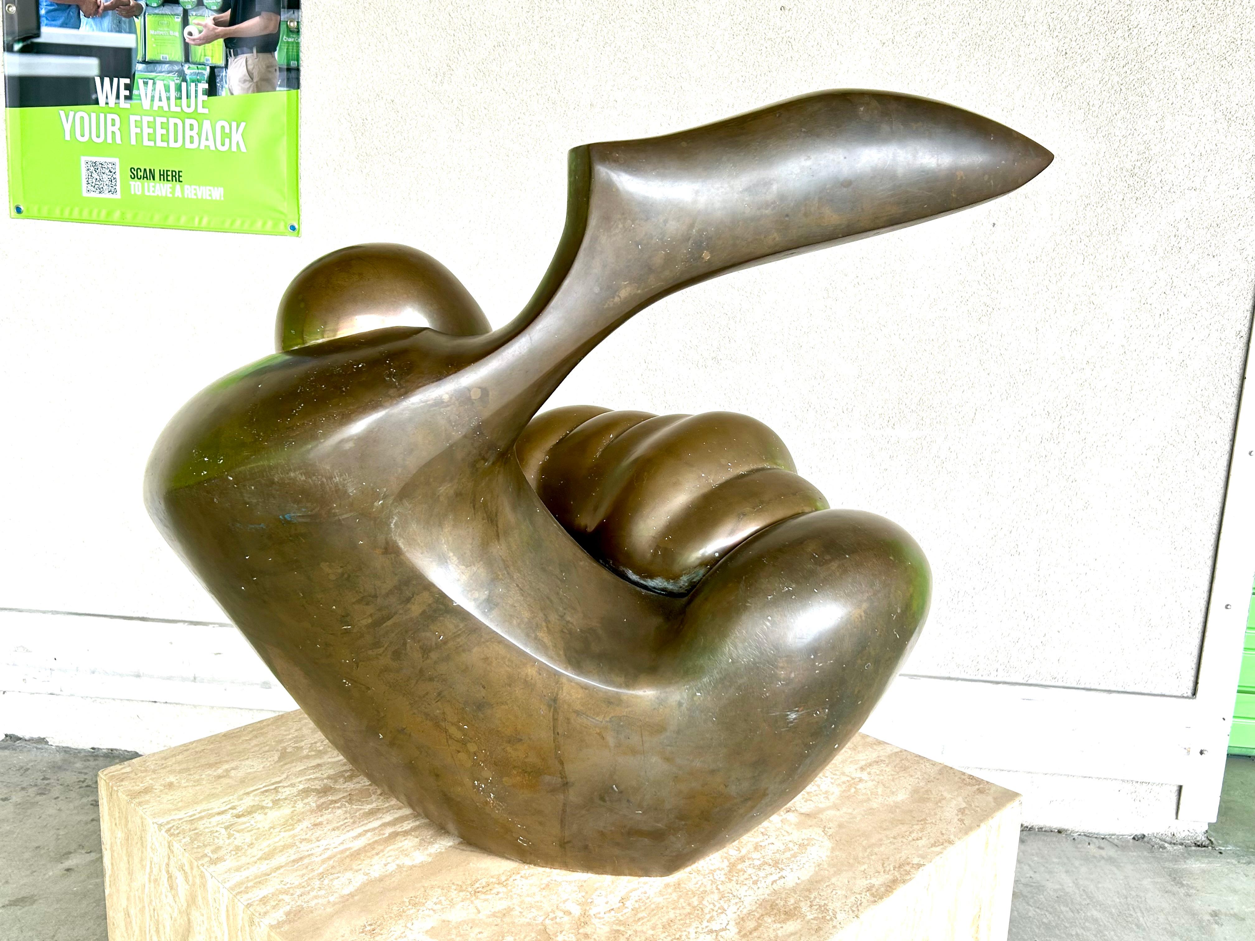 Large Bronze Sculpture Bernard Meadows 5