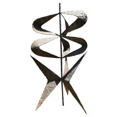Große moderne Stahlskulptur der Moderne, 1950er Jahre