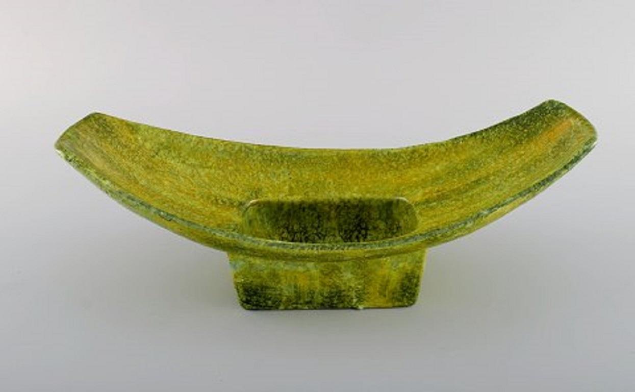 Mid-20th Century Large Modern Bitossi Bowl in Glazed Ceramics, 1960's For Sale