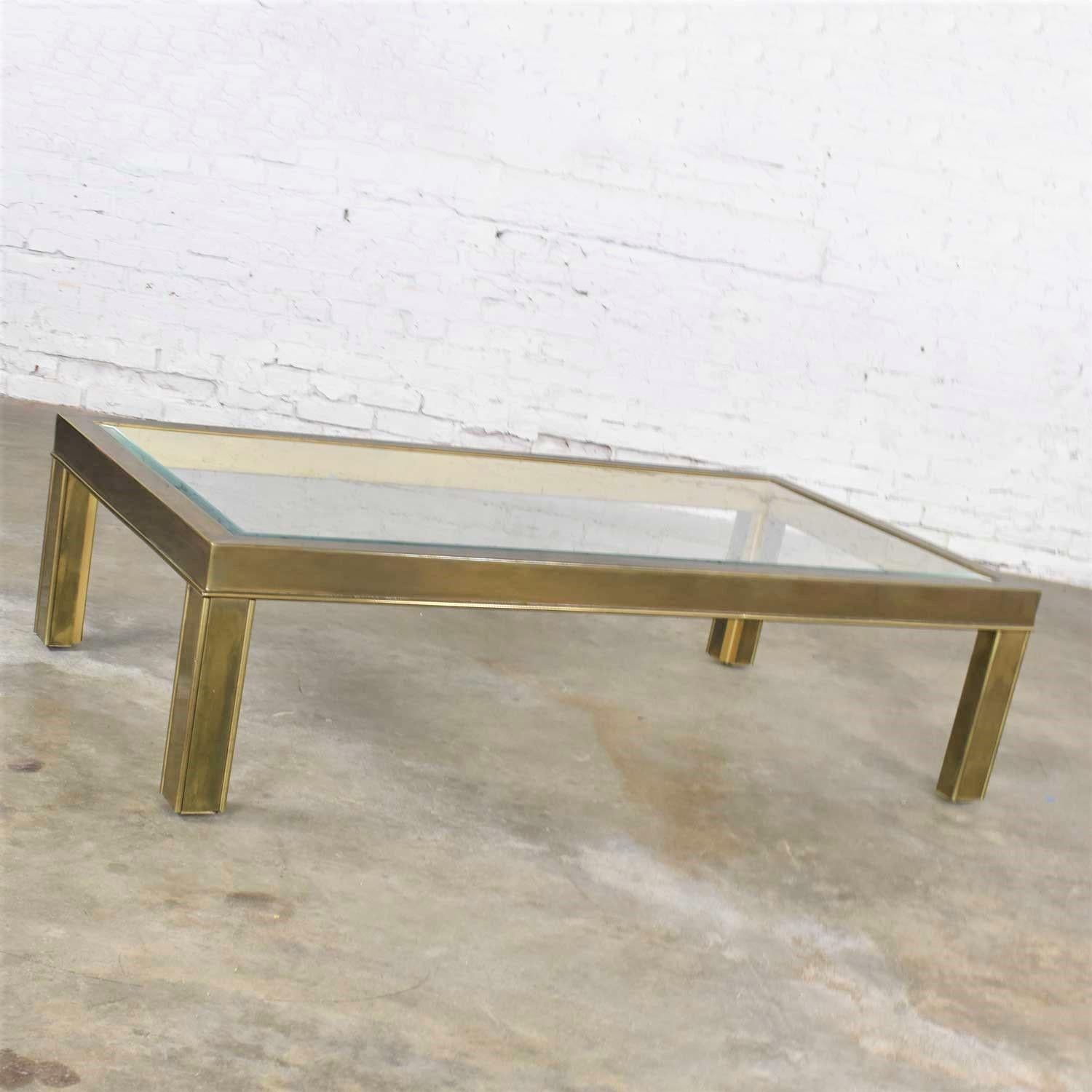 parson style coffee table