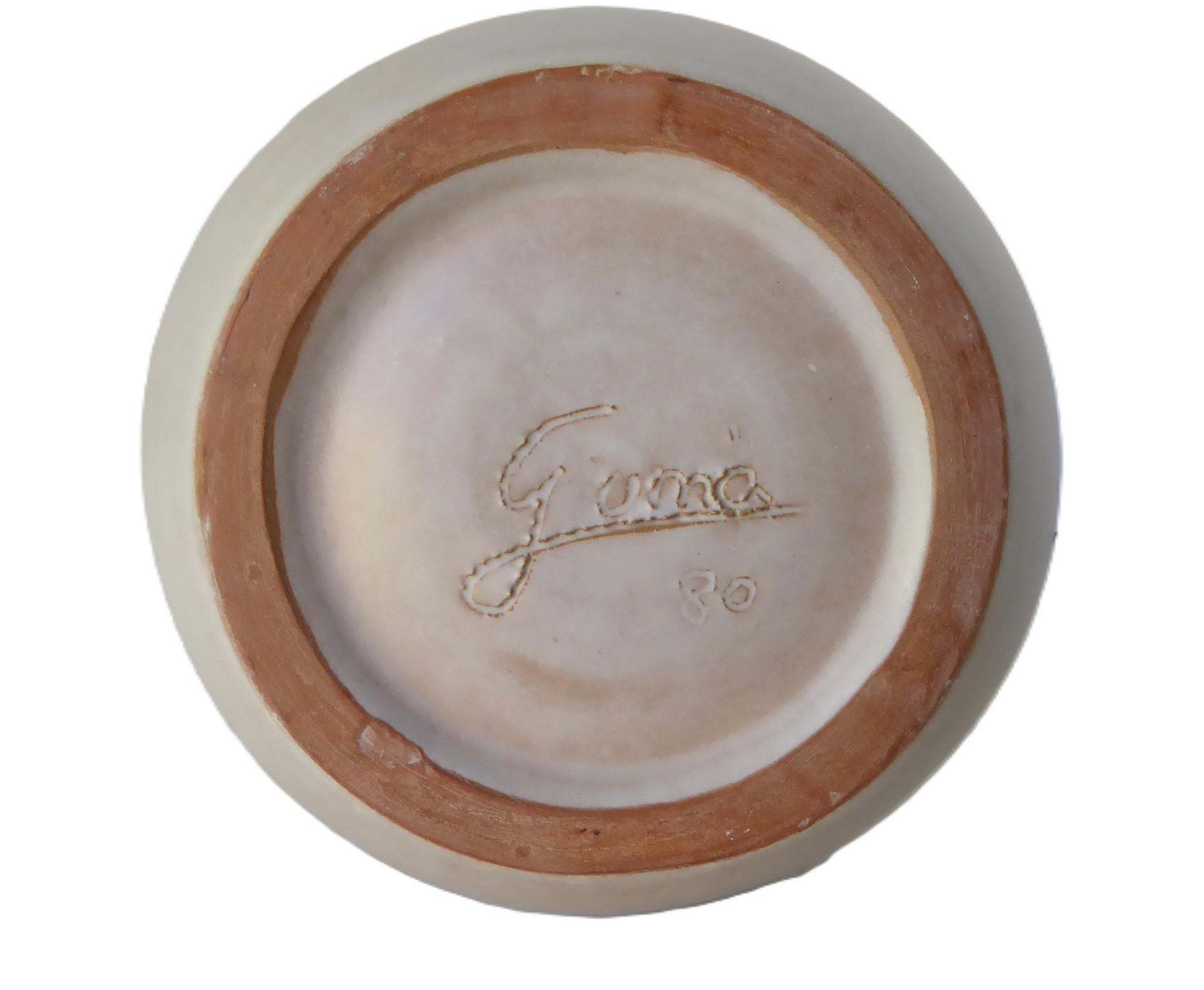 Fin du 20e siècle Grand vase moderne en céramique de Mary Gumà Céramiste catalane Espagne 1980 en vente