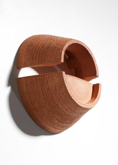 Large Modern Ceramic Wall Lamp in Stoneware by Katia Mihaylova, French