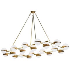 Grand lustre Modernity 20 Lights, Stilnovo Style