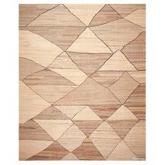 Nazmiyal Collection Large Modern Contemporary Geometric Kilim Rug 12'9" x 16'9"