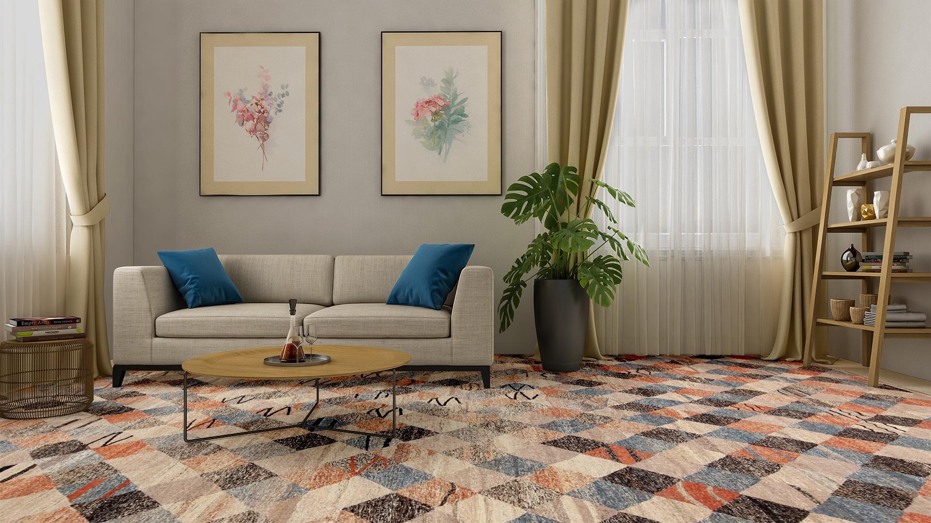 Hand-Knotted Nazmiyal Collection Large Modern Contemporary Kilim Rug 13'3