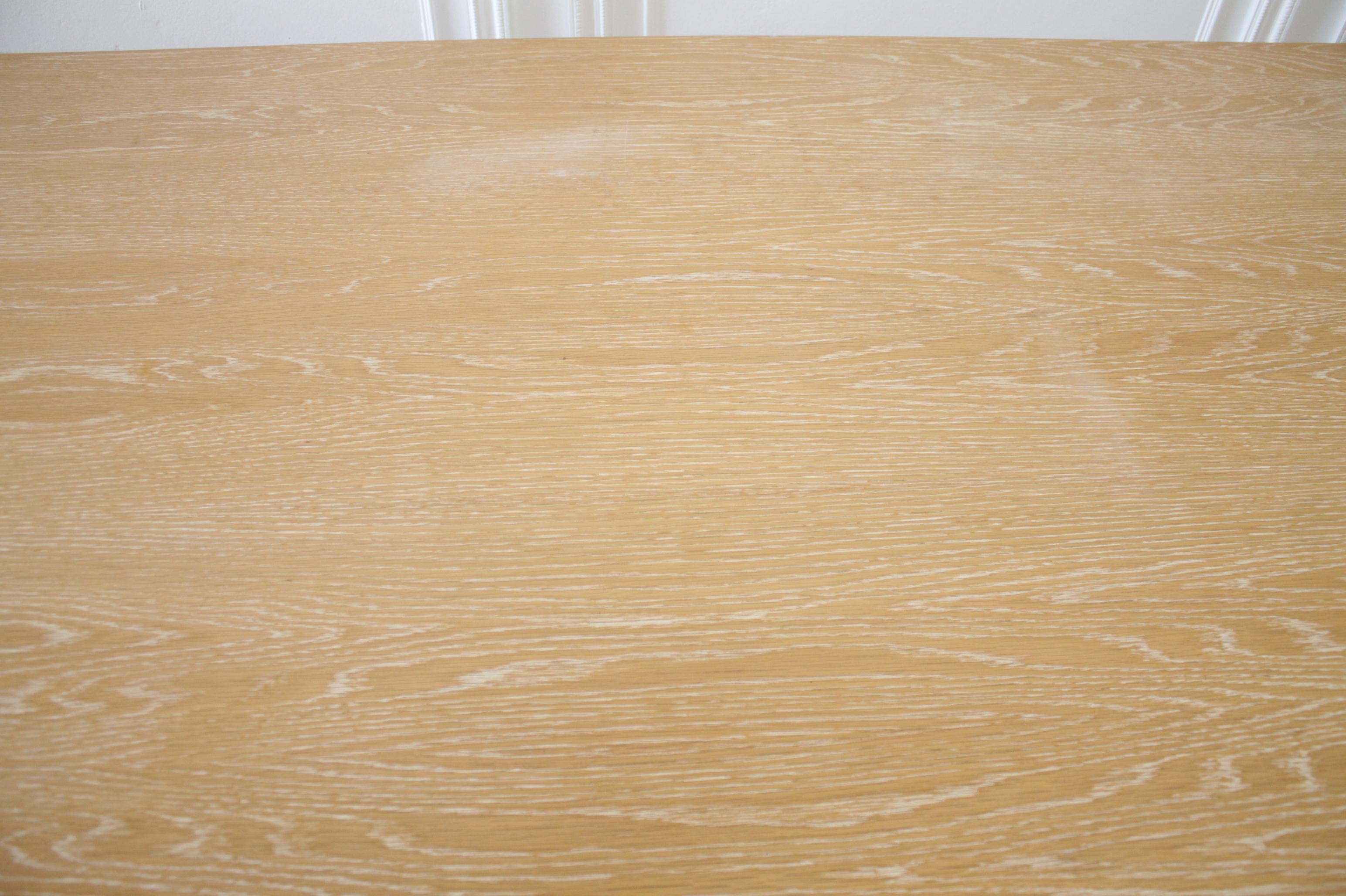 Large Modern Custom Made Oak Dining Table 5