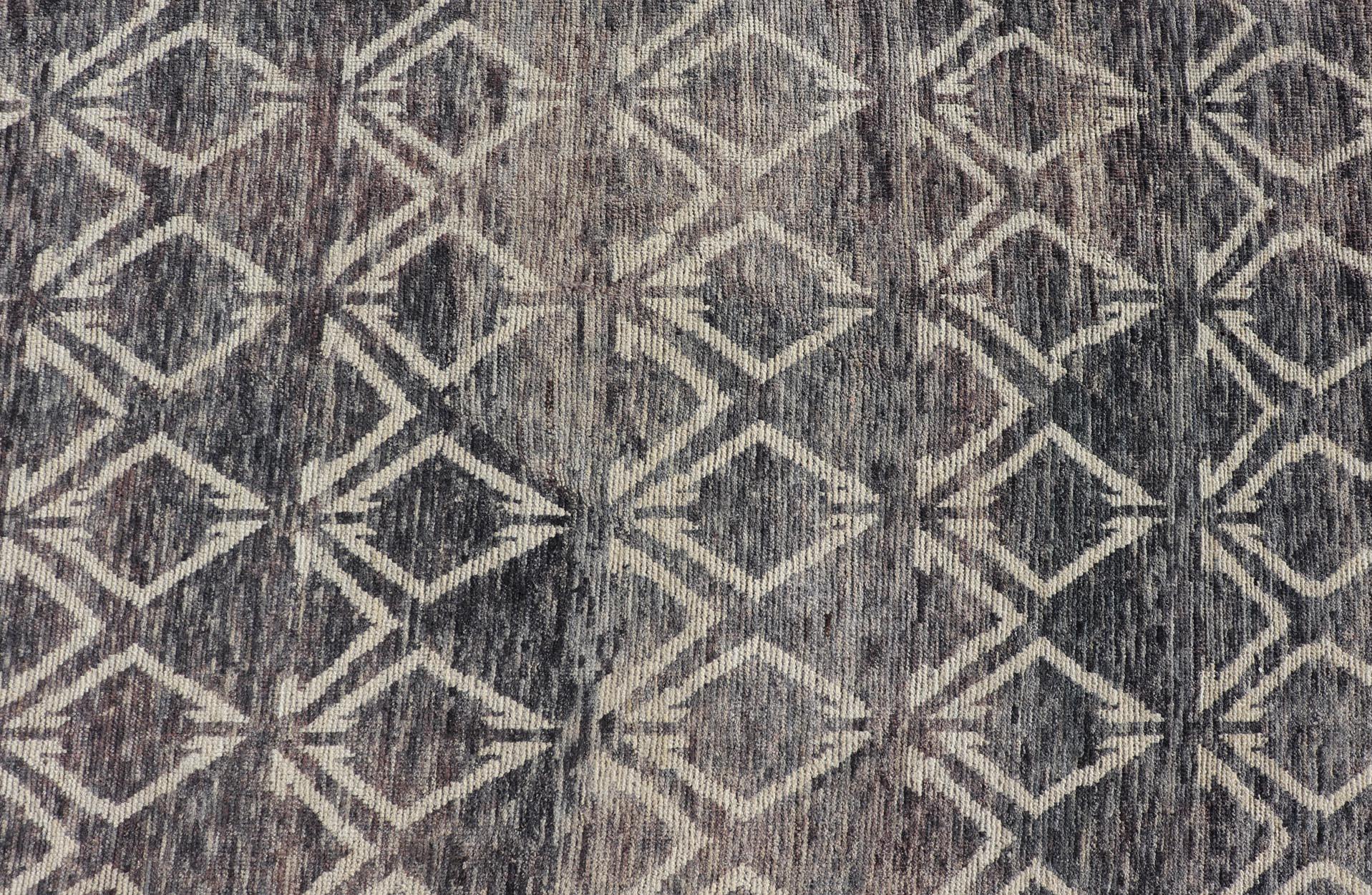 Großer Teppich im modernen Design mit komplizierten geometrischen Mustern  13' 10 x 19' 7 im Angebot 3