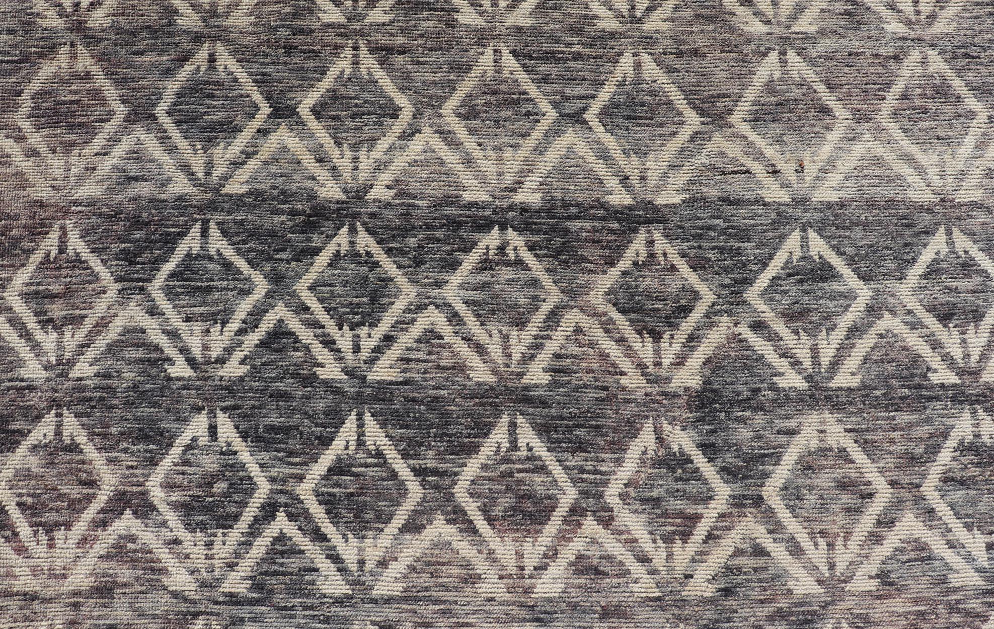Großer Teppich im modernen Design mit komplizierten geometrischen Mustern  13' 10 x 19' 7 im Angebot 4