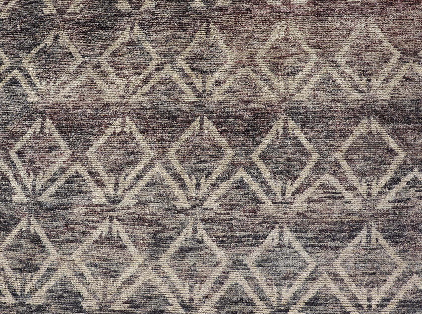 Großer Teppich im modernen Design mit komplizierten geometrischen Mustern  13' 10 x 19' 7 im Angebot 5