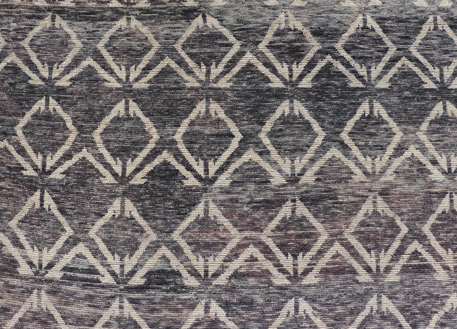 Großer Teppich im modernen Design mit komplizierten geometrischen Mustern  13' 10 x 19' 7 im Angebot 6