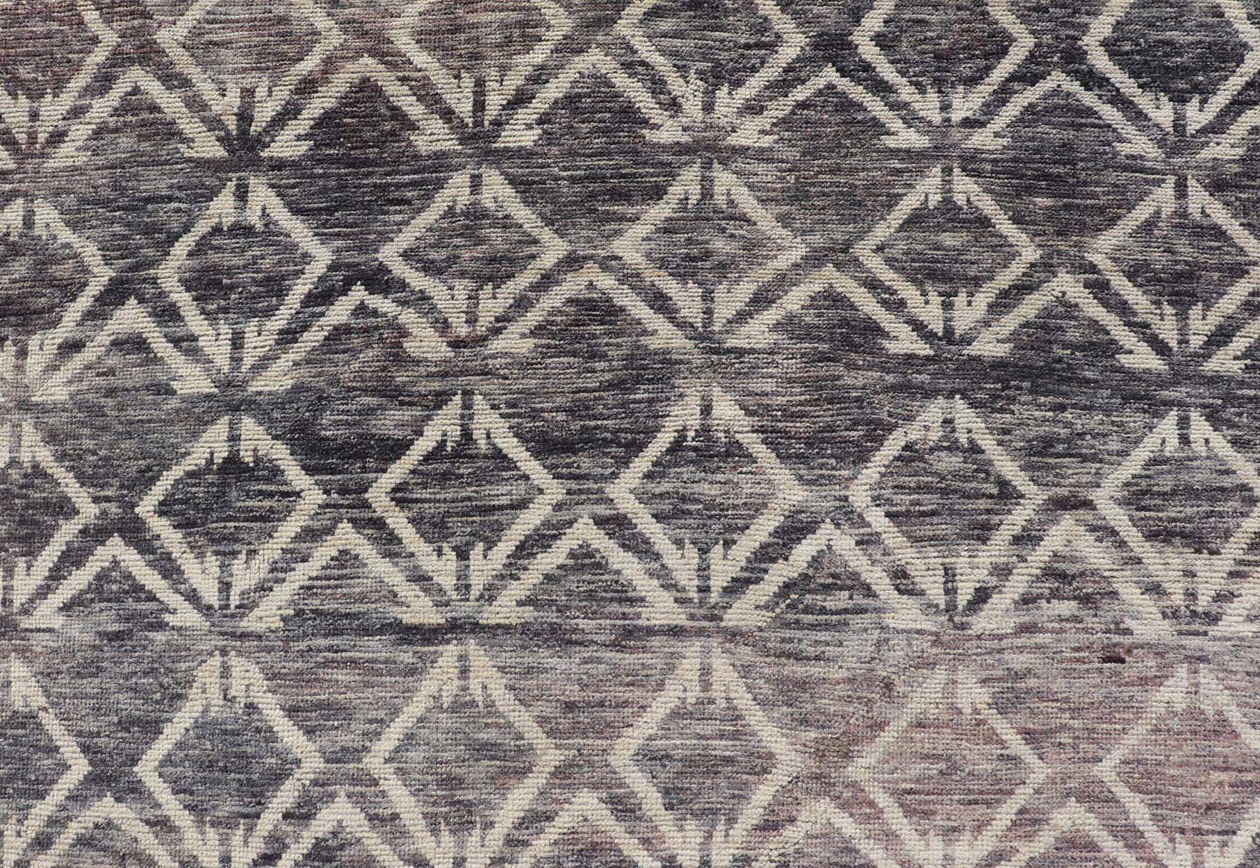 Großer Teppich im modernen Design mit komplizierten geometrischen Mustern  13' 10 x 19' 7 im Angebot 7
