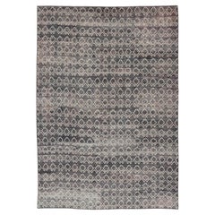Large Modern Design Rug with Intricate Geometric Patterns  13' 10 x 19' 7