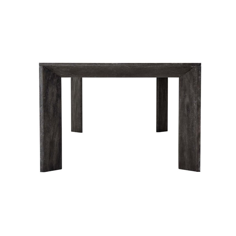 Large Modern Ember Oak Dining Table For Sale at 1stDibs