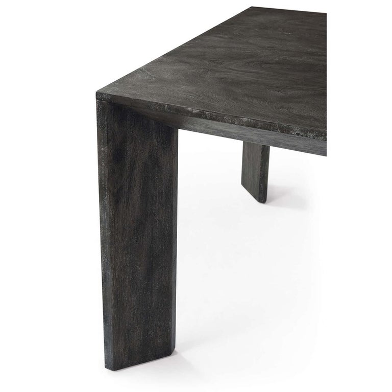Large Modern Ember Oak Dining Table For Sale at 1stDibs