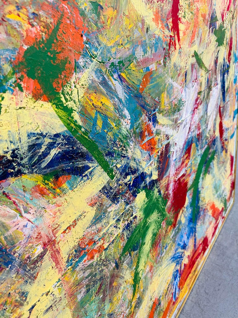 Large Modern Expressionist Abstract Painting For Sale at 1stDibs