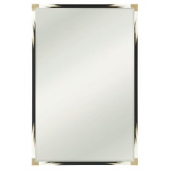 Large Modern Faux Horn Mirror