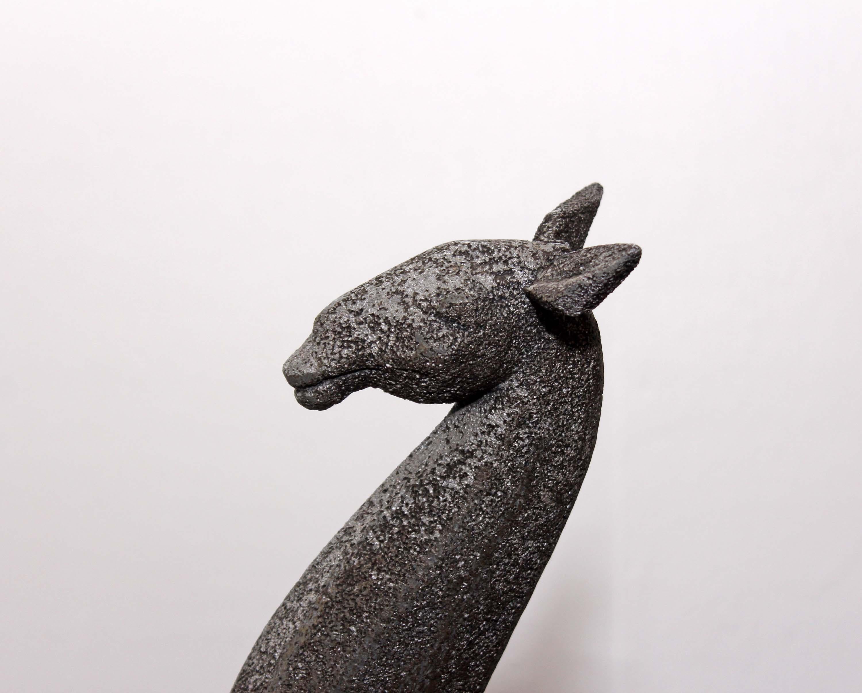Large Modern Giraffe Sculpture, American, Mid- Century For Sale 3