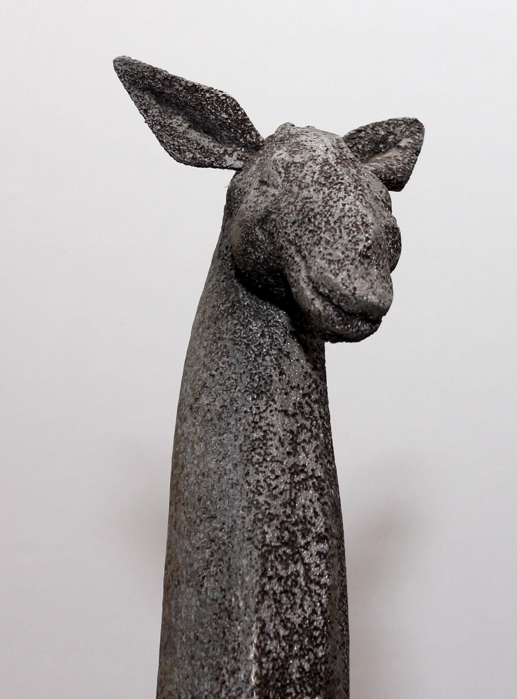 Large Modern Giraffe Sculpture, American, Mid- Century For Sale 4