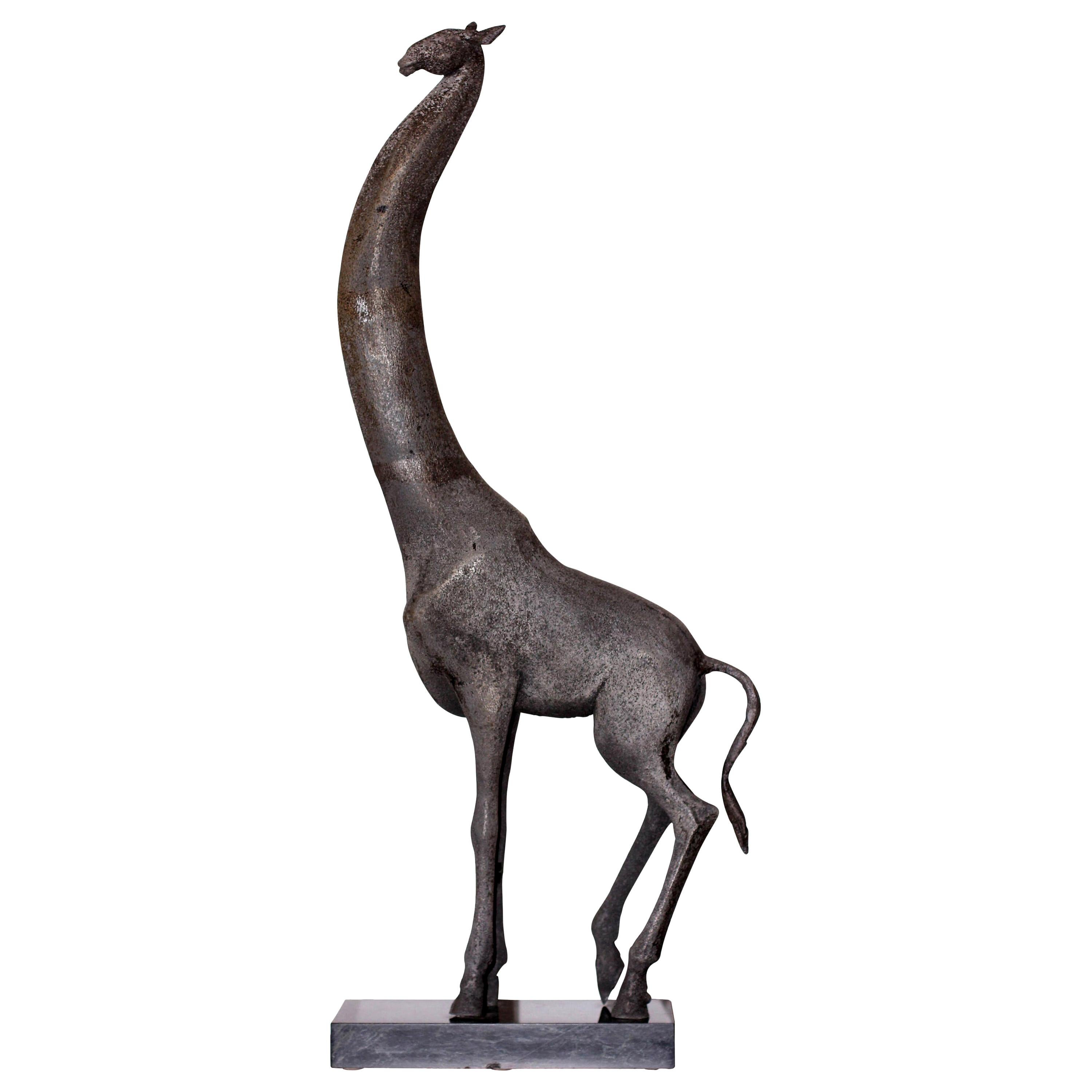 Large Modern Giraffe Sculpture, Latin American, Midcentury For Sale at