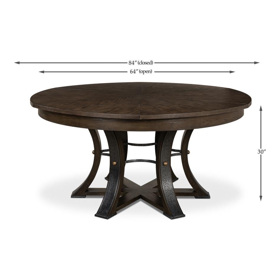 Large Modern Industrial Dining Table - 84 For Sale 5