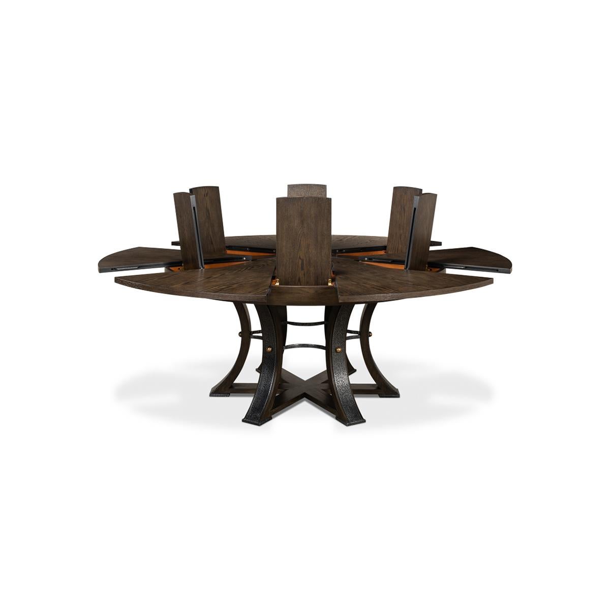 Large Modern Industrial Dining Table - 84 In New Condition For Sale In Westwood, NJ