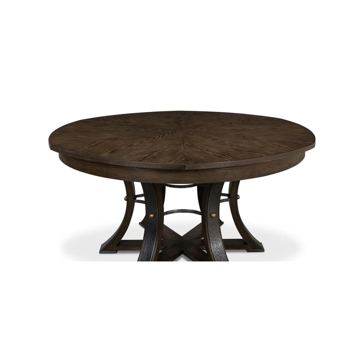 Large Modern Industrial Dining Table - 84 For Sale 1