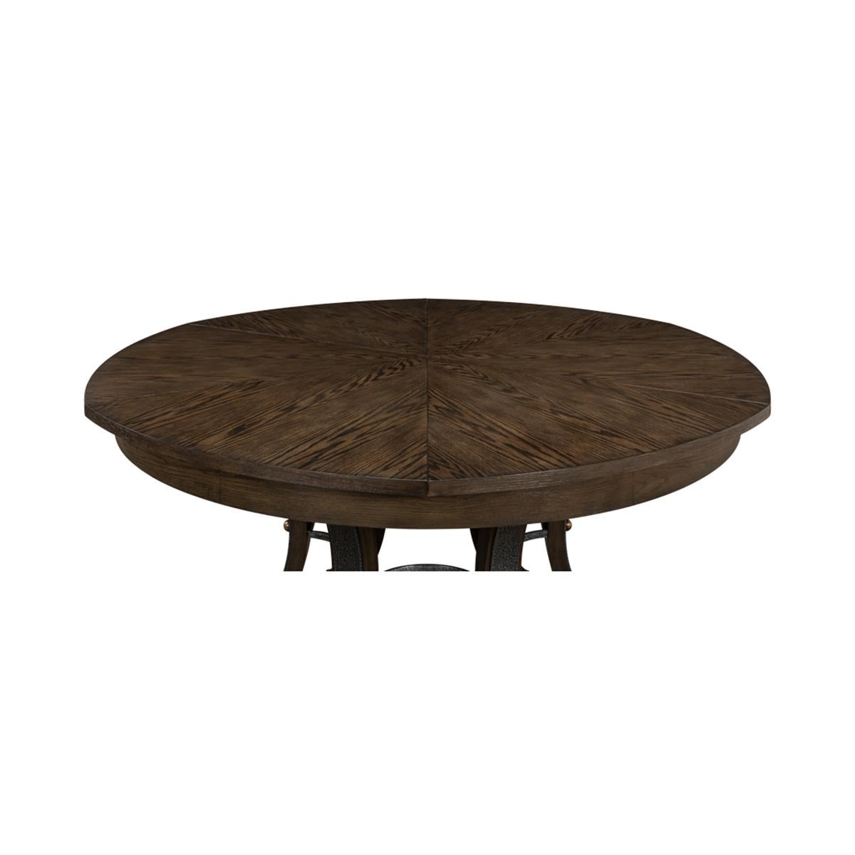 Large Modern Industrial Dining Table - 84 For Sale 2